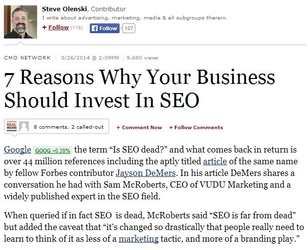 7 reasons why your business should invest in seo