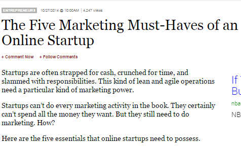 the-five-marketing-must-haves-of-an-online-startup